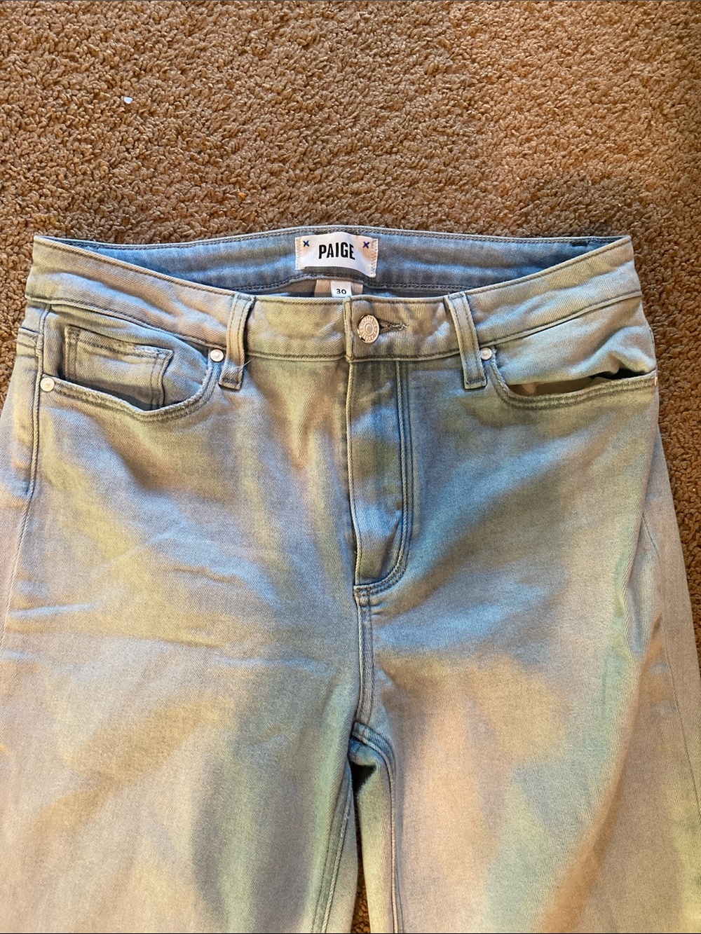 PAIGE High-Rise light Blue Jeans